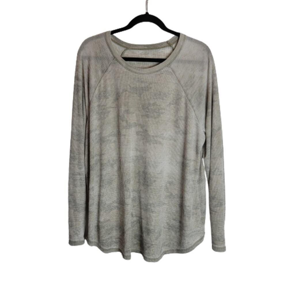 American Eagle By Payless Gorpcore Long Sleeve Tee Green Gray Size XXL Cozycore